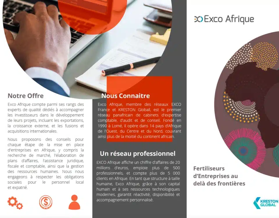 Brochure Business d'EXCO Afrique
